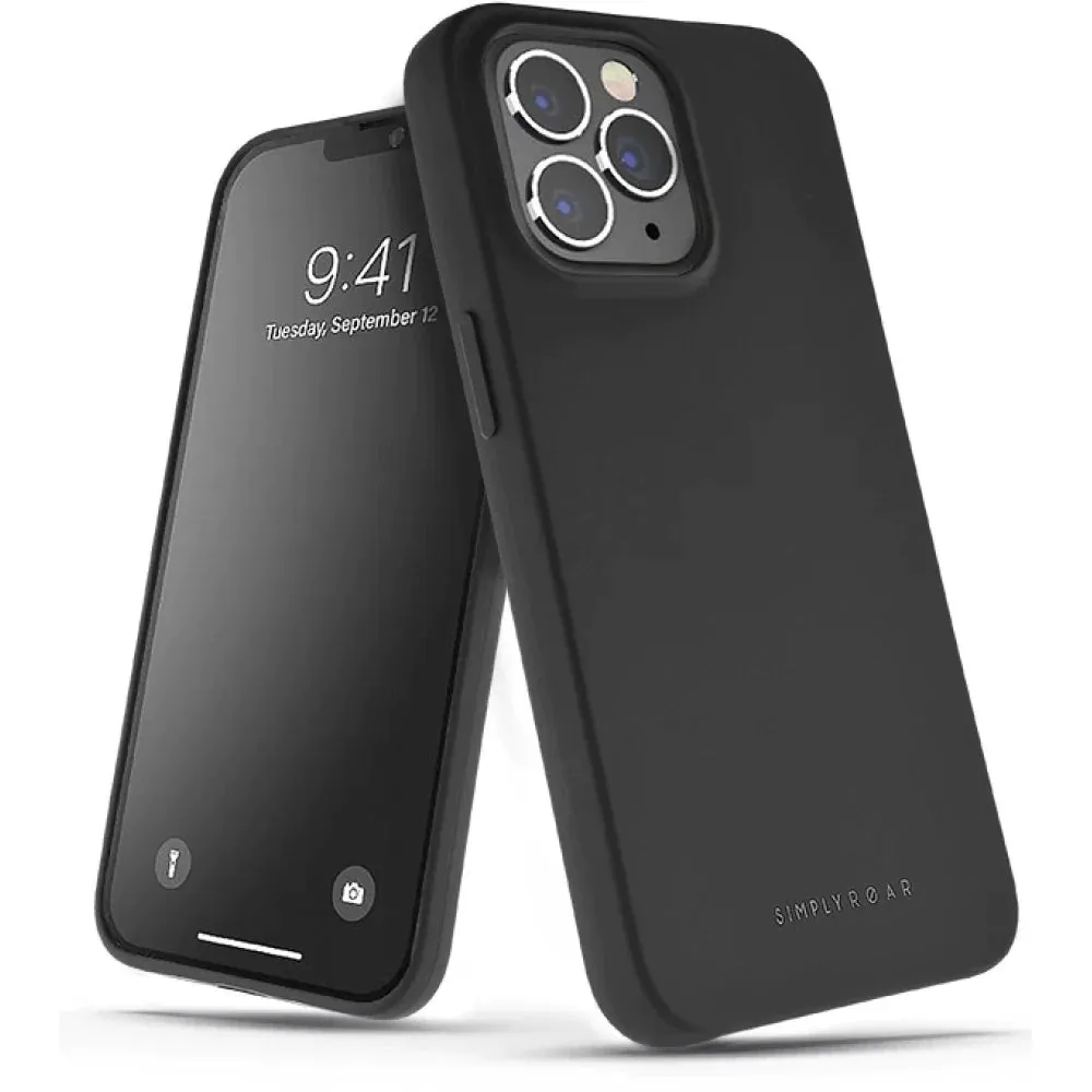 Simply ROAR Case Cover iPhone 14 Pro (Black/Sky Blue)