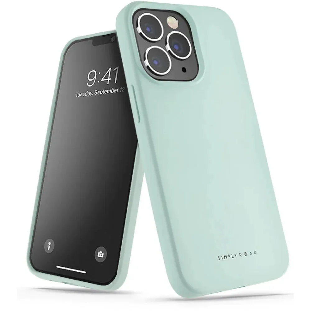 Simply ROAR Case Cover iPhone 14 Pro (Black/Sky Blue)