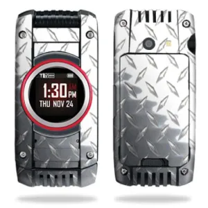 Skin Decal Wrap for Casio G'zOne Ravine 2 C781 B GzOne Diamond Plate