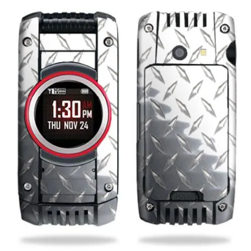 Skin Decal Wrap for Casio G'zOne Ravine 2 C781 B GzOne Diamond Plate