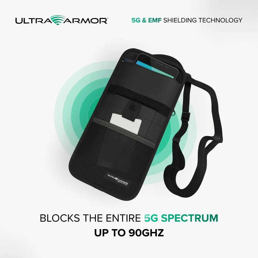 Ultra Armor ConcealShield Cell Phone Faraday Travel Bag – EMF   RFID Blocking Privacy Pouch
