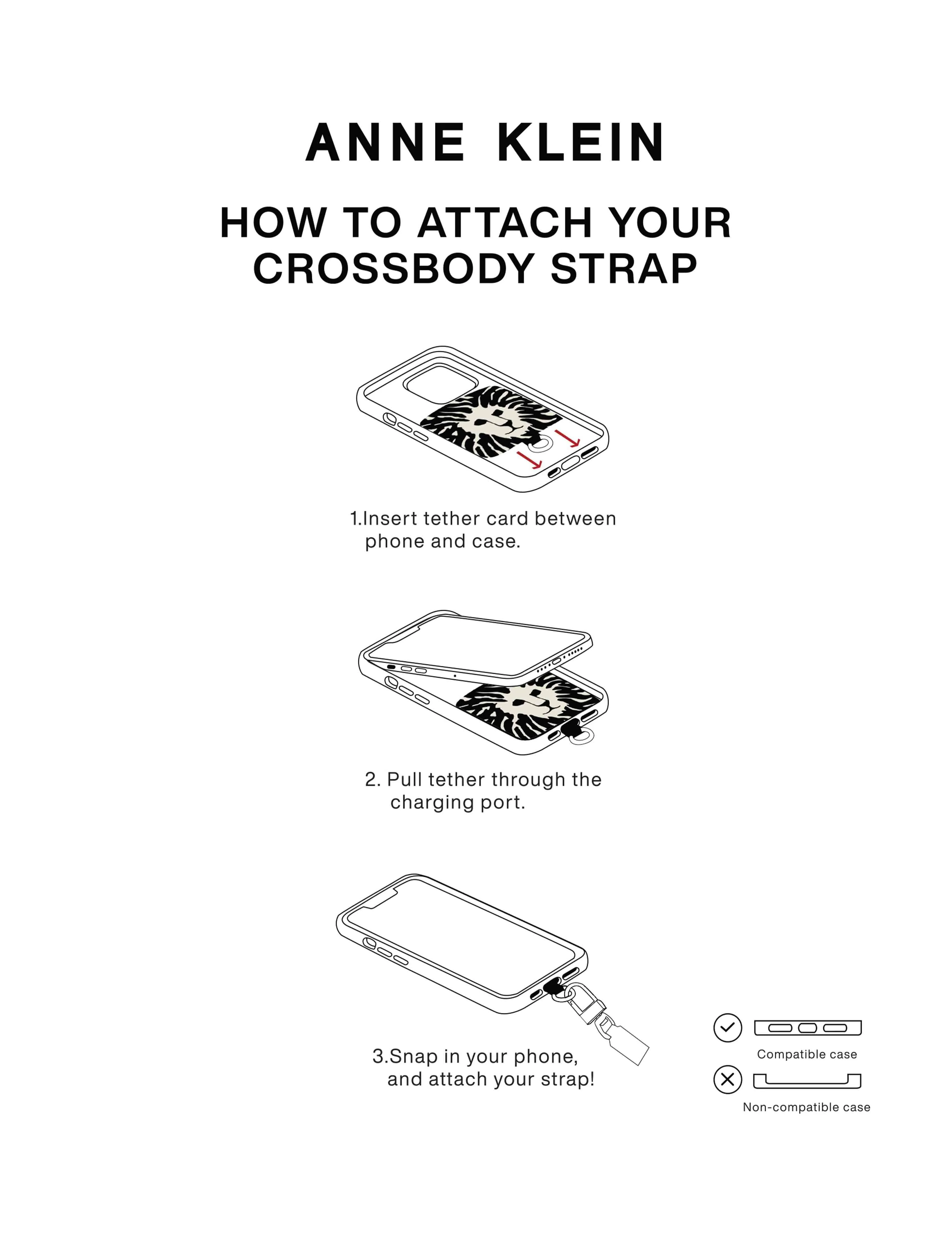Vegan Leather Crossbody iPhone® Cord