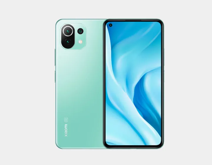 Xiaomi Mi 11 Lite 5G 128GB, 6GB, Dual SIM LTE GSM Unlocked - Mint Green